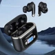 Беспроводные bluetooth наушники TA05 с сенсорным дисплеем на кейсе Black - изображение 4