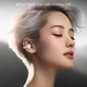 Бездротові bluetooth навушники Langsdom TS18 Ear Clip Biege - зображення 2