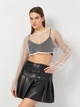 Футболка женская Zara 5039/355 M Серая (05039355250032) - изображение 1