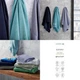 Полотенце хлопковое Lacoste банное 137x76 см Голубое (1159820087) - изображение 2