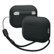 Чехол Elago Silicone Basic Case with Nylon Lanyard Black для Airpods Pro 2nd Gen (EAPP2SC-BA+ROSTR-BK) - изображение 1