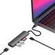 Адаптер Satechi Aluminum Type-C Slim Multi-Port Adapter 4K V2 Space Gray (ST-SCMA2M) - изображение 3