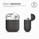 Чохол Elago Silicone Dark Grey для Airpods (EAPSC-DGY) - зображення 1
