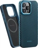 Чохол-накладка Pitaka MagEZ Case Pro 4 Twill 1500D Black/Blue для iPhone 15 Pro (KI1508PP) - зображення 5