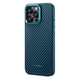 Чохол-накладка Pitaka MagEZ Case Pro 4 Twill 1500D Black/Blue для iPhone 15 Pro (KI1508PP) - зображення 7