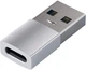 Адаптер-перехідник Satechi Aluminum з USB-A на USB-C (Silver) - зображення 1
