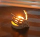 Декоративный 3D подсвечник с рукой скелета цвет белый - изображение 2
