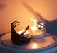 Декоративный 3D набор цветных подсвечников рука скелета в наборе 2 подсвечника черный и белый - изображение 2
