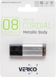 Флеш память USB Verico Cordial 8GB USB 2.0 Silver (1UDOV-MFSR83-NN) - изображение 2