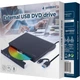 Оптический привод Gembird Gembird, Black, DVD+/-RW, USB 3.1 / Type-C (DVD-USB-03) - изображение 2