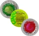 Презерватив One Glowing Pleasure, Color Sensations, Flavor Waves 3 шт (ROZ6400229468) - зображення 3