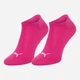 Набор мужских носков коротких хлопковых Puma 906807 39-42 3 пары Розовый/Белый (8718824270883) - изображение 2