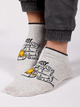 Skarpety męskie krótkie YOCLUB Funny Cotton Socks 39-42 Szare (5904921661980) - obraz 1