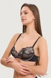 Бюстгальтер з ущільненою чашкою Lormar 70B Чорний (Nero/Cipria) (97426) - зображення 3
