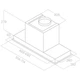 Кухонная вытяжка Elica HIDDEN 2.0 BL MAT/A/72 - изображение 2