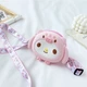 Сумочка детская силиконовая через плечо My Melody (Май Мелоди) розовая - изображение 4