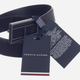 Ремінь чоловічий з натуральної шкіри Tommy Hilfiger Flag Logo Buckle Belt AM0AM10332BDS Чорний (8720641952910) - зображення 5