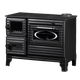 Дровяная печь-кухня «евро буржуйка» с духовкой Duval EK-5237BL (BLACK EDITION) - изображение 1