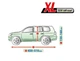 Тент автомобильный SUV Kegel Membrane Garage XL (5-4756-248-3050) размер 450-510х160см - изображение 2