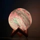 Портативна лампа-нічник акумуляторна Космос Moon Light 3D з сенсорним перемиканням - зображення 6