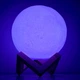 Портативна лампа-нічник акумуляторна Місяць Moon Light 3D з сенсорним перемиканням - зображення 9