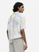 Рубашка летняя мужская H&M 060656677_flowers S Светло-голубая (6666000333858) - изображение 2