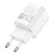 Мережевий зарядний пристрій Hoco C148A mini charger 1 Type-C Fast Charging PD/QC 30W 5V/3A 9V/3A White (35292_3345683) - зображення 7