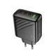 Зарядное устройство Hoco CS27A 1USB /3Type-C 67W/3A PD/QC 3.0 Black (35876_3605545) - изображение 3