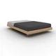 Двуспальная кровать Woodman CARRE древесина без покрытия 200x200 (WUA-01480) - изображение 2