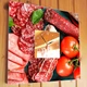 Часы "Разные мясные изделия, колбаса" для кухни, кафе, ресторана, бара, магазина, стильный подарок шеф повару - изображение 2
