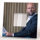 Декоративное зеркало "Актер Джейсон Стэтхэм. Jason Statham" подарок фанатам кино, украшение интерьера дома, офиса, кафе, бара - изображение 2