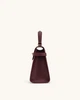 Женская сумка Jw Pei Elise Large Top Handle Bag - Claret (бордовая) - изображение 5