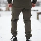 Зимові Чоловічі Штани Intruder Softshell на флісі / Утеплені брюки хакі розмір M - зображення 2