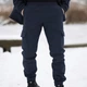 Зимние Мужские Брюки Intruder Softshell на флисе / Утепленные брюки в синем цвете размер L - изображение 4