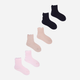 Zestaw skarpet 3 pary dziecięcy Yoclub Socks With Frill 3-Pack 1 27-30 Wielobarwny (5904921660310) - obraz 1