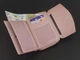 Жіночий маленький шкіряний гаманець Kochmanski на блискавці із захистом RFID 12,3 х 10 х 3,5 см (K-PD-CLN-29-rose) пудровий - изображение 10