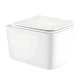 Унітаз підвісний з сидінням Soft Close Slim Duroplast Mixxus Premium Quadro-0302-T1 530x360x365mm система змиву Tornado 1.0 (MP6456) - изображение 1