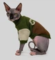 Светр Dogsbomba для котiв в'язаний CAT коричневий хакі SC-11 розмір 4 (2000000054186) - изображение 1
