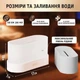 Ночник увлажнитель воздуха с эффектом пламени Диффузор LED 3в1 Аромадиффузор для дома и офиса Черный - изображение 4