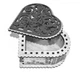Деревянная Коробка Резная Шкатулка Сердце Коробочка Ажурное Сердце ЛДВП 12 (9) см - изображение 3