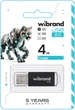 Флеш память USB Wibrand Cougar 4GB USB 2.0 Black (WI2.0/CU4P1B) - изображение 2