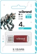 Флеш память USB Wibrand Cougar 4GB USB 2.0 Red (WI2.0/CU4P1R) - изображение 2