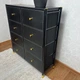 Комод бытовой Luminaria Elegance Black 8B органайзер для хранения вещей и одежды Черный (6951427270092) - изображение 8