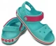 Детские сандалии Crocs Crocband Sandal Kids р 21 морская волна/темно -розовый 12856 - изображение 5