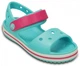 Детские сандалии Crocs Crocband Sandal Kids р 21 морская волна/темно -розовый 12856 - изображение 11