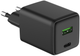 Ładowarka sieciowa alkaya 45W GaN 2 Port USB-C+A Black (CR-50003) - obraz 1