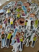 50 шт Водоотталкивающие стикеры на ноутбук, авто, Стикербомбинг, виниловые наклейки Рик и Морти№2 - изображение 2