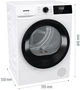 Сушильная машина GORENJE DHNE82/UA - изображение 11
