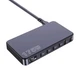 Зарядна станція 175W 6-Ports GAN Charger USB-C PD3.0+QC3.0 LED дисплей Black - зображення 1