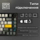 Клавіатура механічна бездротова EPOMAKER Ajazz AK820 Pro 75% Gift Switch Hot-Swap RGB UA Wireless/Bluetooth/USB Black (AK820-PRO-B-G) - зображення 8